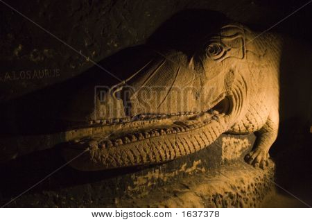Aligator สี Sculptue