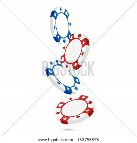 Falling Chips Vector