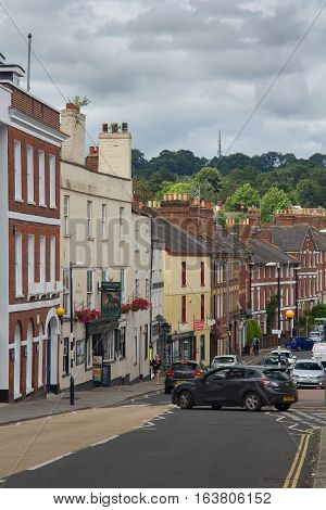 EXETER UK 11.07.2016: Longbrook Street. Devon. UK