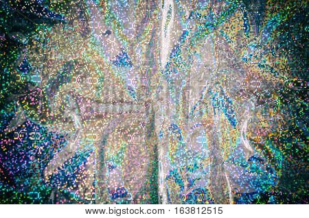 A Glitter lights colorful abstract christmas background.