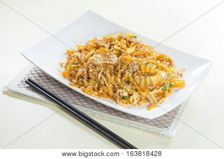 a chinese cuisine photo of fried noodles