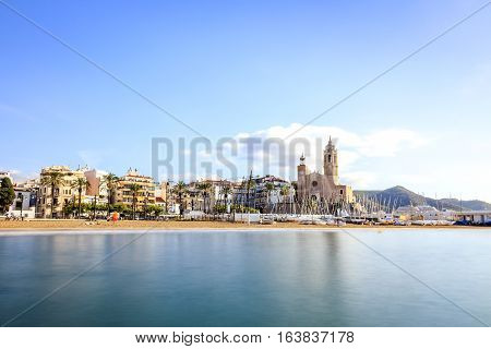 Beautiful Town Of Sitges, Catalonia, Spain