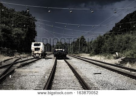 The old railway area. Shot in Denmark