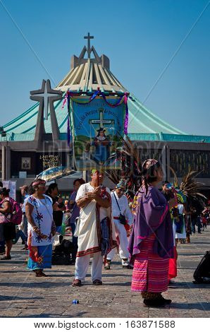 Day Of The Virgin Of Guadalupe In Mexico City