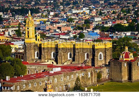 Convent Of San Gabriel In Cholula, Mexico