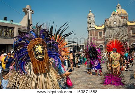 Day Of The Virgin Of Guadalupe In Mexico City