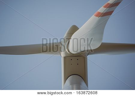 Windturbine At Sunny Day