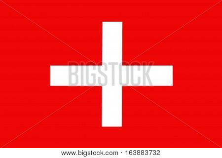 Switzerland national flag illustration symbol. Switzerland .