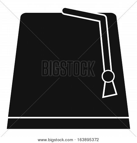 Turkish fez icon. Simple illustration of turkish fez vector icon for web