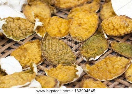 Bergamot peel dry for spices and herbal