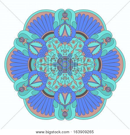 Flower Mandalas Vector Illustration