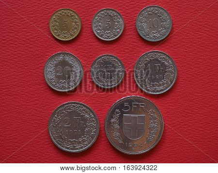 Swiss Franc Coins, Switzerland