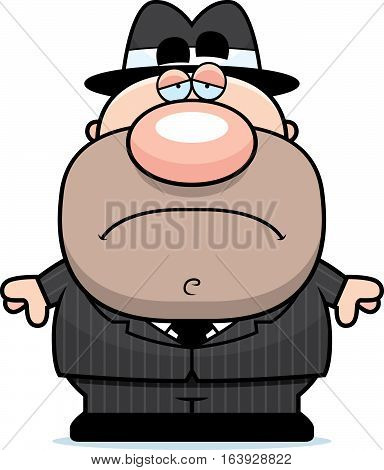 Sad Cartoon Mobster