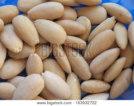 Almonds Closeup Background