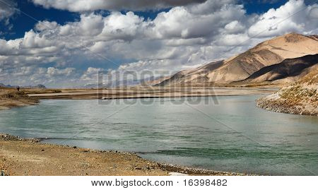 Brahmaputra Fluss, Tibet
