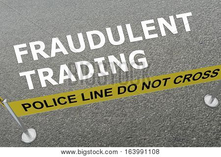 Fraudulent Trading Concept