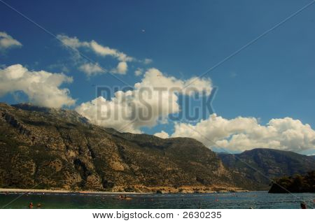 Ölüdeniz plajda