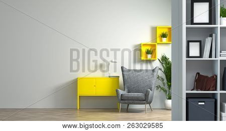 Interior Co Working Environments Decoration Living Room Lounge Model Home Office Meeting Rooms Have 