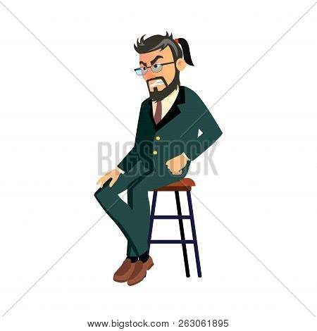 Boss Ceo Character Vector. It Startup Business Company. Body Tem
