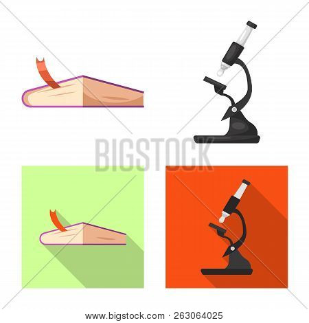 Vector Design Of Education And Learning Icon. Set Of Education And School Stock Vector Illustration.