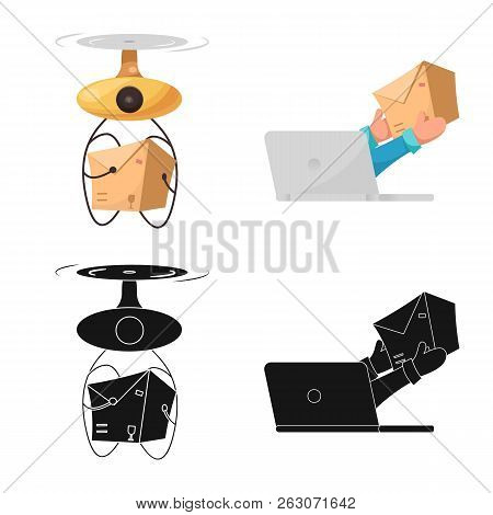 Isolated Object Of Goods And Cargo Icon. Collection Of Goods And Warehouse Vector Icon For Stock.