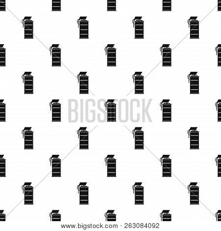 Stun Grenade Pattern Seamless In Simple Style Illustration