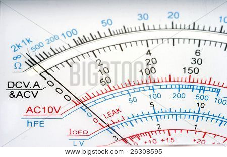 Analog multimeter