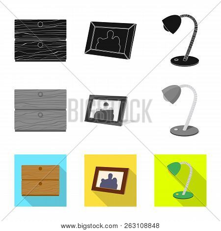 Isolated Object Of Dreams And Night Symbol. Set Of Dreams And Bedroom Stock Vector Illustration.