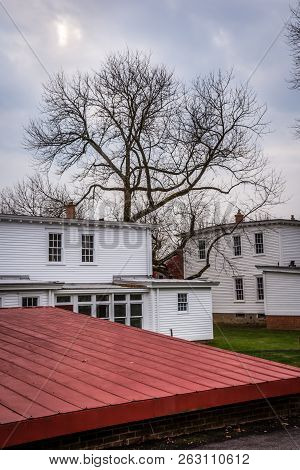 Smithville, New Jersey - November 16 - Historic Buildings From The Turn Of The 19th Century On Novem