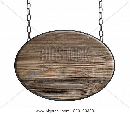 Wooden Sign Shield Wood Rope Tie Old