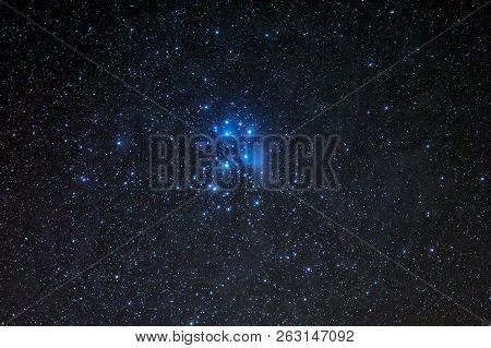 M45, Pleiades Cluster Or The Seven Sisters