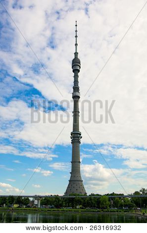 Torre de televisión de Ostankino de Moscú