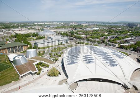 Montreal, Canada - May 18, 2015: The Montreal Biodome Allows Visitors To Walk Through A Replica Of D