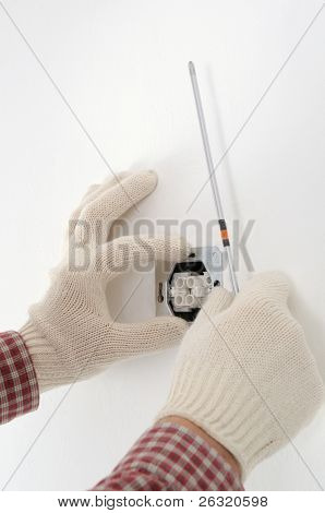 man installera elektriska fält