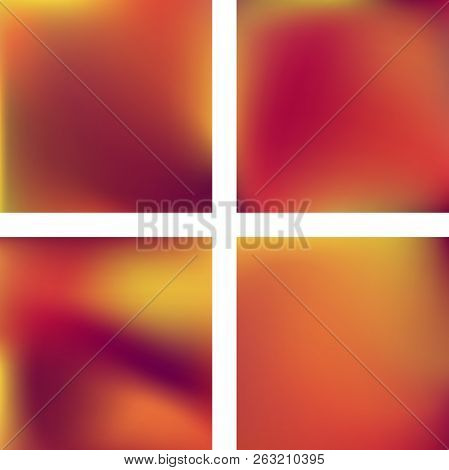 Abstract Blurred Background. Vector Illustration. Modern Geometrical Backdrop. Abstract Template. Ye