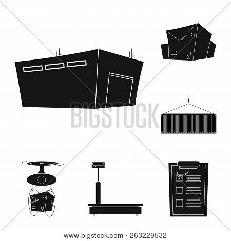 Isolated Object Of Goods And Cargo Icon. Set Of Goods And Warehouse Vector Icon For Stock.