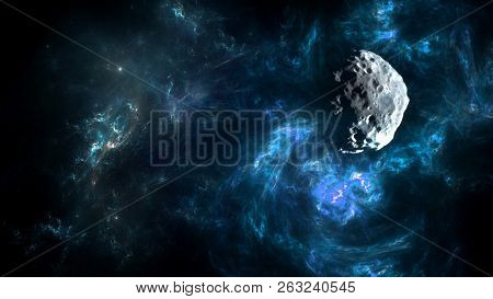 Planets And Galaxy, Cosmos, Physical Cosmology, Science Fiction Wallpaper. Beauty Of Deep Space. Bil