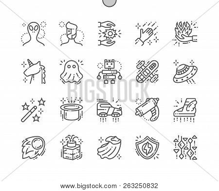 Fantasy Well-crafted Pixel Perfect Vector Thin Line Icons 30 2x Grid For Web Graphics And Apps.