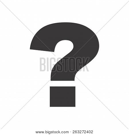 Question Mark Icon,help Icon ,eps 10, Isolated On White Background,information Icon