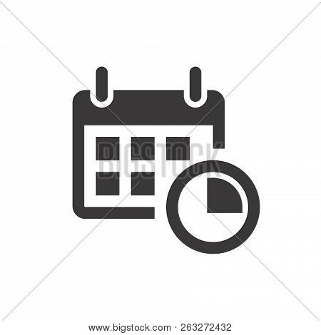 Calendar Icon,clock Icon ,time Icon Isolated On White Background,calendar Icon