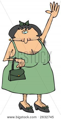 Harige vrouw