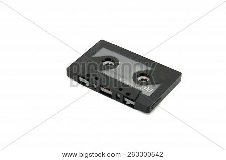 Compact Audio Cassette For Use On Audio Tape Recorders, Music Players And Tape Decks.retro.