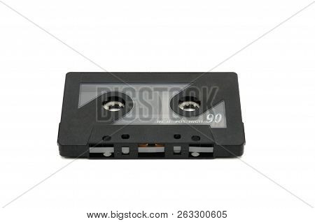 Compact Audio Cassette For Use On Audio Tape Recorders, Music Players And Tape Decks.retro.
