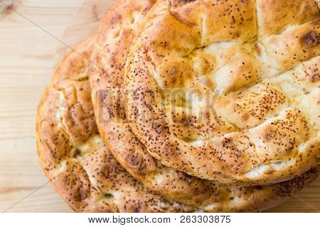 Turkish Ramadan Pidesi.