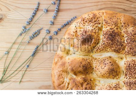 Turkish Ramadan Pidesi.