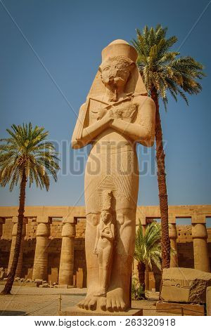 The Temple Of Ramses Iii Is An Important Structure Of The New Kingdom Period In The West Bank Of Lux