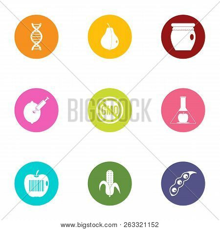 Ideal Food Icons Set. Flat Set Of 9 Ideal Food Vector Icons For Web Isolated On White Background