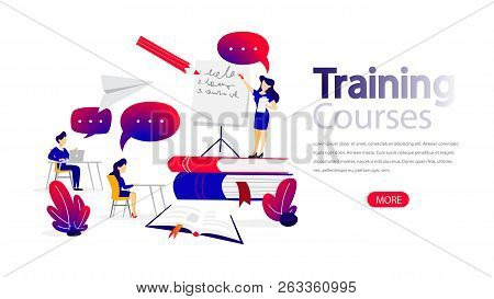 Training Courses Horizontal Banner For Your Website.