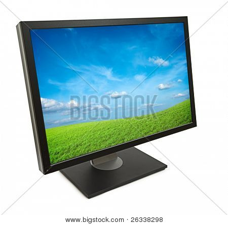 Monitor Computer isoliert