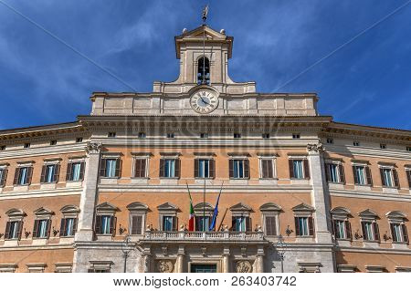 Palazzo Of Montecitorio - Rome, Italy